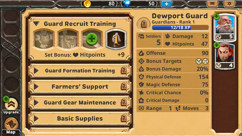 Gold Release Unit Upgrades